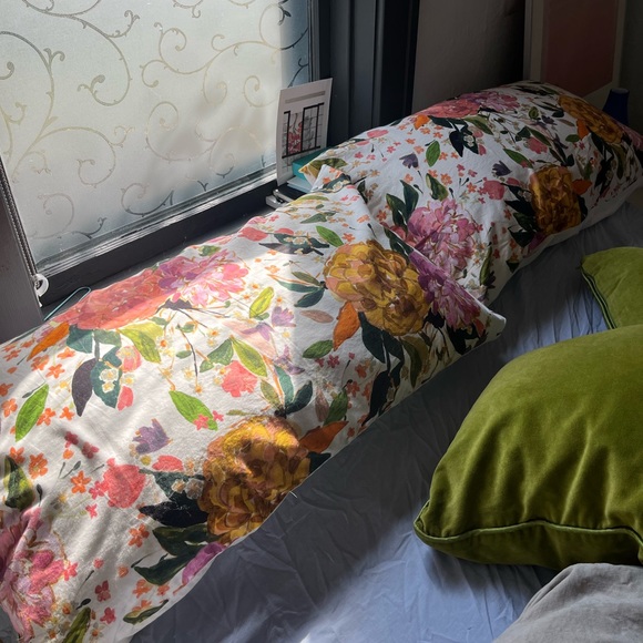 Anthropologie Bedding Anthropologie King Floral Pillowcases Poshmark